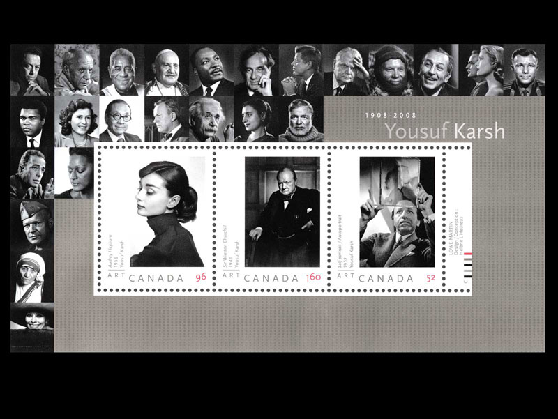 2006 Stamps by Canada Post - Yousuf Karsh Souvenir Sheet Reproduction