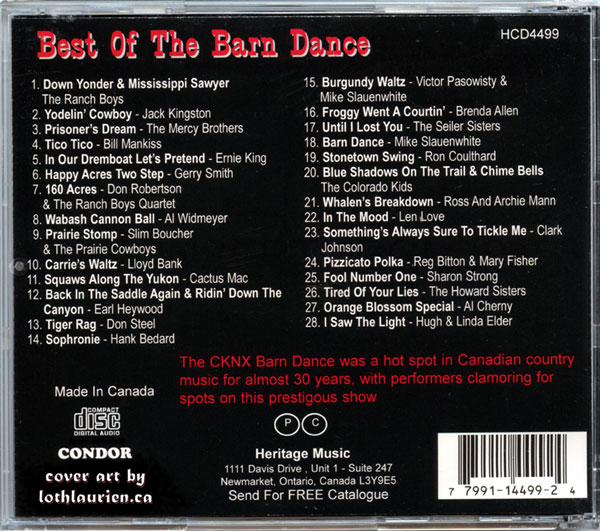 CD content List