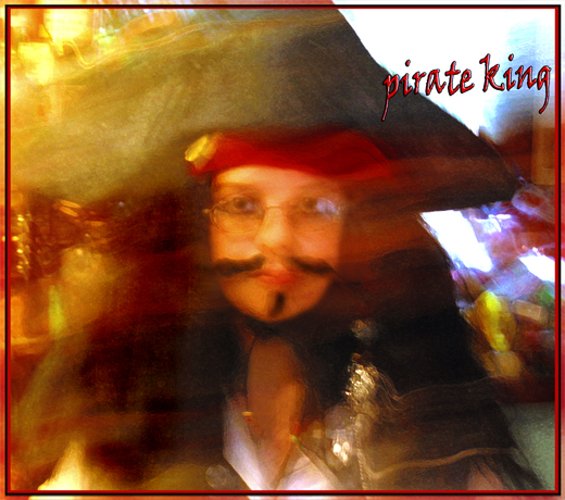 Pirate King digital art portrait.